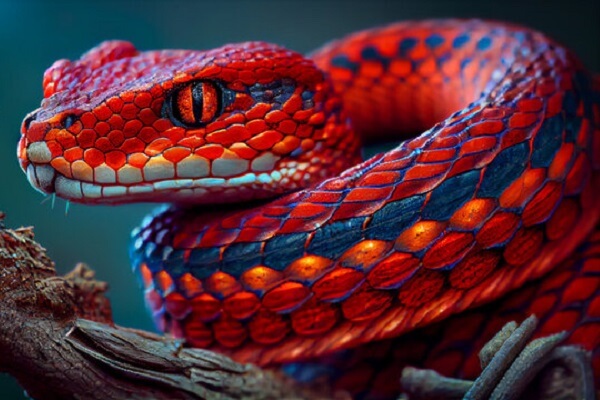 Nằm mơ thấy rắn màu đỏ là điềm gì?